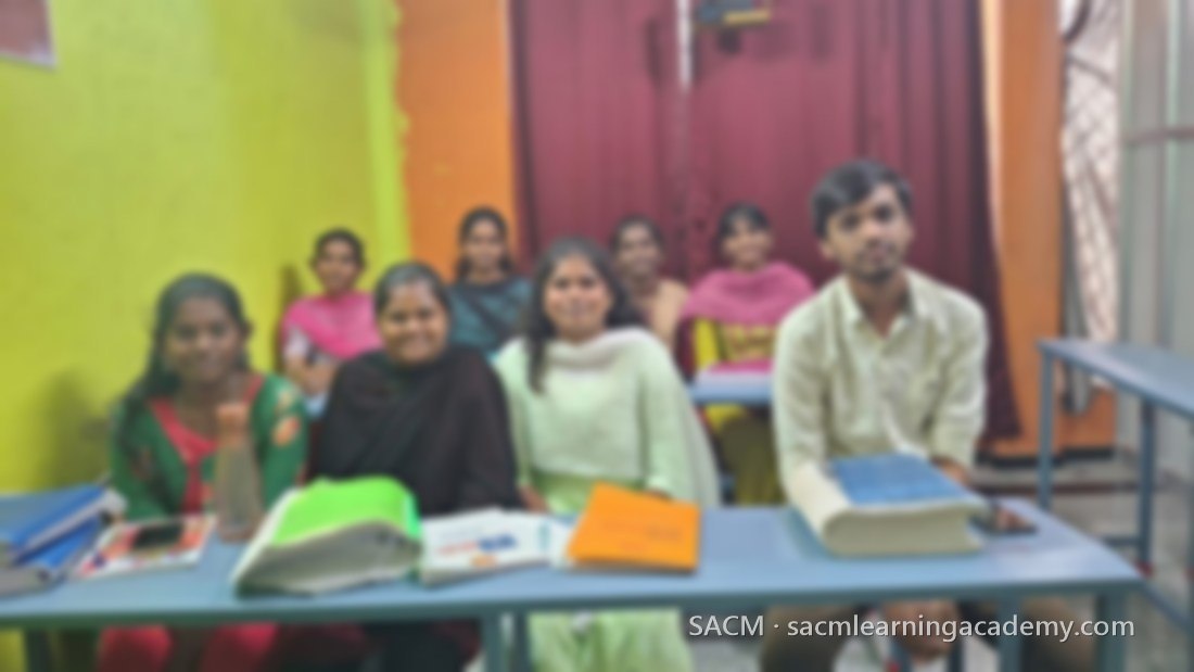 SACM medical coding students in class