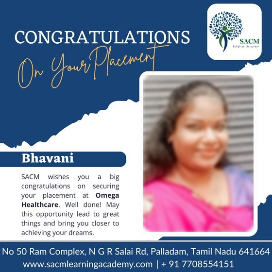 Bhavani — placed at Omega Healthcare